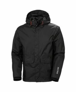 Helly Hansen Manchester Rain Jacket - Black 70127-990-OPT