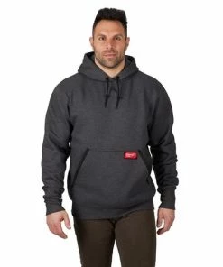 Milwaukee Tools Milwaukee Heavy Duty Pullover Hoodie - Gray 350G 12 Milwaukee Tools Milwaukee Heavy Duty Pullover Hoodie - Gray 350G -PIP Safety-shop 24338 3 wmfrdw6jkpak9h8x