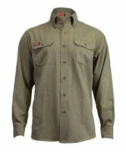 Alternative view of DriFire Men's TecGen FR Tan Work Shirt NSA-TCG011202