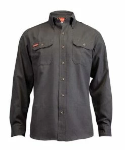 DriFire Men's TecGen FR Gray Work Shirt NSA-TCG011502