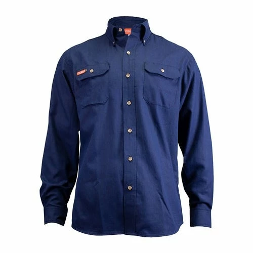 DriFire Men's TecGen FR Navy Blue Work Shirt NSA-TCG011602 1 DriFire Men's TecGen FR Navy Blue Work Shirt NSA-TCG011602