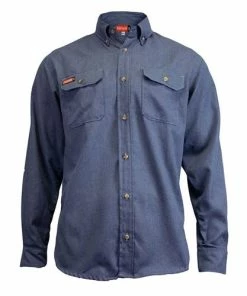Alternative view of DriFire Men's TecGen FR Light Blue Work Shirt NSA-TCG011902