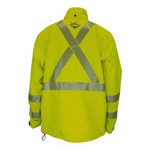 DriFire HydroFlash FR Foul Weather Fluorescent Yellow Jacket NSA-HYDROFLASHJ-Y 4 DriFire HydroFlash FR Foul Weather Fluorescent Yellow Jacket NSA-HYDROFLASHJ-Y - Image 4