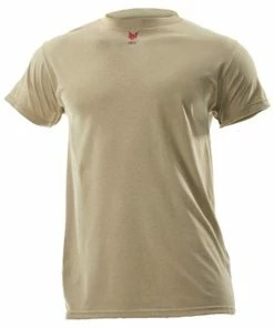 Alternative view of DriFire FR Lightweight Desert Sand Short Sleeve T-Shirt NSA-DF2-CM-446TS-DS