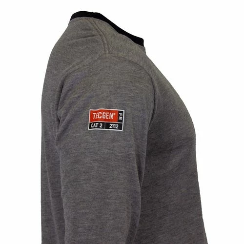 DriFire TecGen FR Gray Long Sleeve T-Shirt NSA-C541NGELS 4 DriFire TecGen FR Gray Long Sleeve T-Shirt NSA-C541NGELS - Image 4