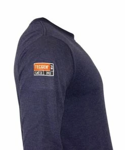 DriFire TecGen FR Navy Blue Long Sleeve T-Shirt NSA-C541NNBLS 9 DriFire TecGen FR Navy Blue Long Sleeve T-Shirt NSA-C541NNBLS -PIP Safety-shop 24588 2 bzuqrdshgttotvok