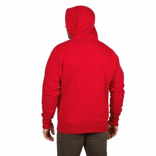 Milwaukee Tools Milwaukee Heavy Duty Pullover Hoodie - Red 350R 5 Milwaukee Tools Milwaukee Heavy Duty Pullover Hoodie - Red 350R - Image 5