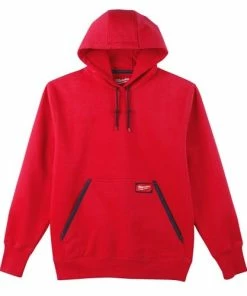 Milwaukee Tools Milwaukee Heavy Duty Pullover Hoodie - Red 350R