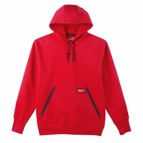 Milwaukee Tools Milwaukee Heavy Duty Pullover Hoodie - Red 350R 2 Milwaukee Tools Milwaukee Heavy Duty Pullover Hoodie - Red 350R - Image 2