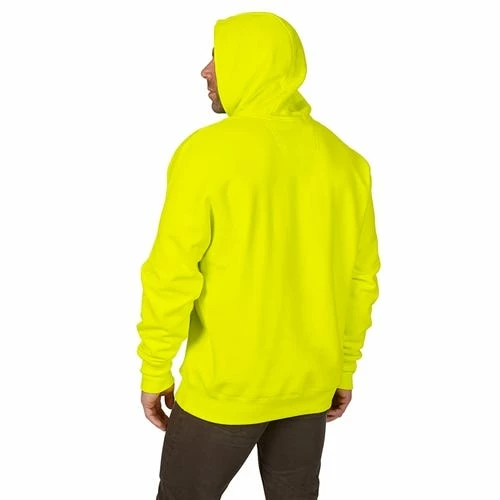 Milwaukee Tools Milwaukee Heavy Duty Pullover Hoodie - High Vis Yellow 350HV 5 Milwaukee Tools Milwaukee Heavy Duty Pullover Hoodie - High Vis Yellow 350HV - Image 5