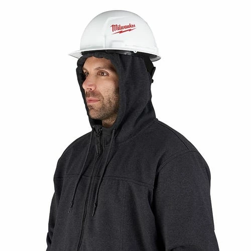 Milwaukee Tools Milwaukee No Days Off Hooded Zip Sweatshirt - Black 311B 6 Milwaukee Tools Milwaukee No Days Off Hooded Zip Sweatshirt - Black 311B - Image 6