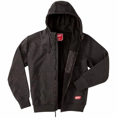 Milwaukee Tools Milwaukee No Days Off Hooded Zip Sweatshirt - Black 311B 2 Milwaukee Tools Milwaukee No Days Off Hooded Zip Sweatshirt - Black 311B - Image 2