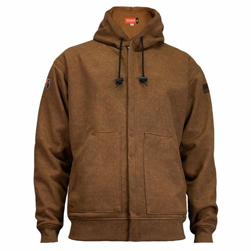 DriFire Men's TecGen FR Brown Tacoma Heavyweight Front Zip Hoodie NSA-C21IB12 3 DriFire Men's TecGen FR Brown Tacoma Heavyweight Front Zip Hoodie NSA-C21IB12 - Image 3