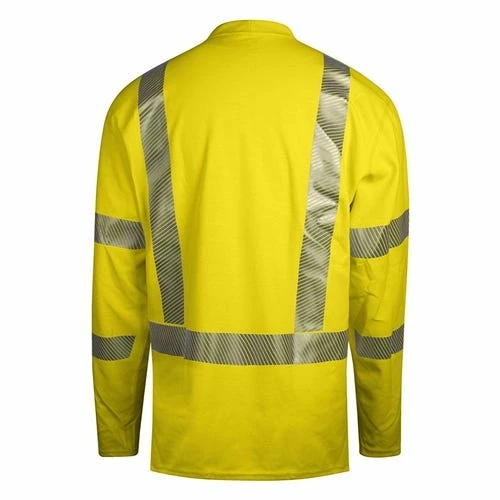 DriFire Performance FR Hi-Vis Long Sleeve T-Shirt NSA-DF2-AX3-265ALS-HY 4 DriFire Performance FR Hi-Vis Long Sleeve T-Shirt NSA-DF2-AX3-265ALS-HY - Image 4