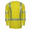 DriFire Performance FR Hi-Vis Long Sleeve T-Shirt NSA-DF2-AX3-265ALS-HY