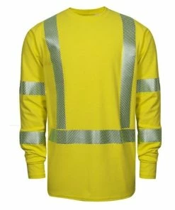 DriFire Performance FR Hi-Vis Long Sleeve T-Shirt NSA-DF2-AX3-265ALS-HY
