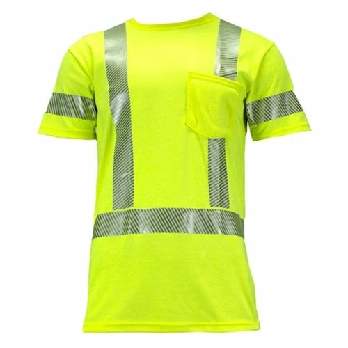 DriFire Vizable FR Hi-Vis Dual Hazard T-Shirt NSA-TEEY2PC3-GR 3 DriFire Vizable FR Hi-Vis Dual Hazard T-Shirt NSA-TEEY2PC3-GR - Image 3