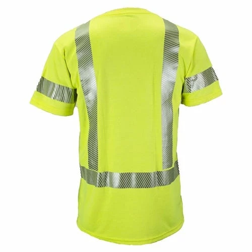 DriFire Vizable FR Hi-Vis Dual Hazard T-Shirt NSA-TEEY2PC3-GR 4 DriFire Vizable FR Hi-Vis Dual Hazard T-Shirt NSA-TEEY2PC3-GR - Image 4