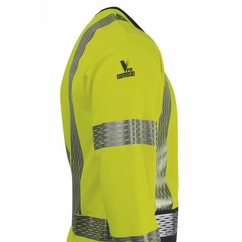 DriFire Vizable FR Hi-Vis Dual Hazard Long Sleeve Hybrid T-shirt NSA-TEEY2LSHC301 5 DriFire Vizable FR Hi-Vis Dual Hazard Long Sleeve Hybrid T-shirt NSA-TEEY2LSHC301 - Image 5