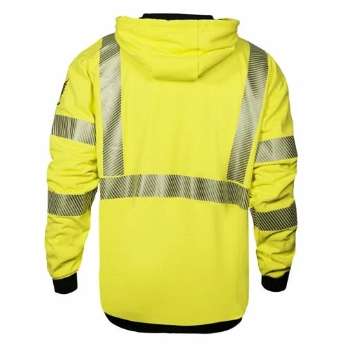 DriFire FR Hi-Vis Front Zip Sweatshirt NSA-DF2-AX3-277-HD-HY 4 DriFire FR Hi-Vis Front Zip Sweatshirt NSA-DF2-AX3-277-HD-HY - Image 4