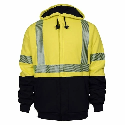 DriFire Vizable FR Hybrid Deluxe Front Zip Sweatshirt NSA-C21HC08C3 2 DriFire Vizable FR Hybrid Deluxe Front Zip Sweatshirt NSA-C21HC08C3 - Image 2