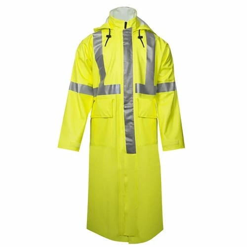 DriFire ARC H20 FR Hi-Vis Fluorescent Yellow Trench Coat NSA-R31RL06 1 DriFire ARC H20 FR Hi-Vis Fluorescent Yellow Trench Coat NSA-R31RL06