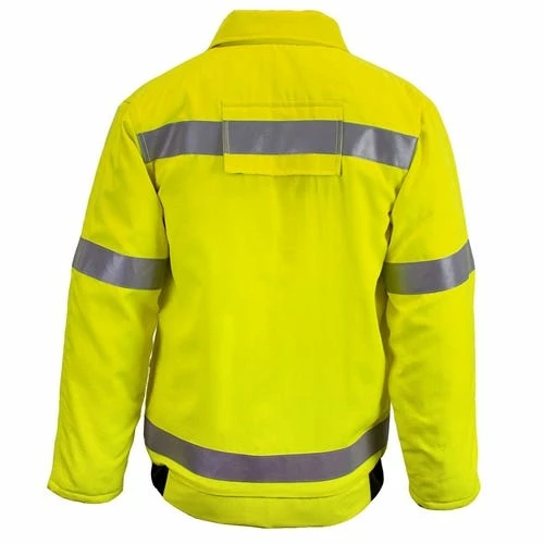 DriFire Vizable FR Class 3 Hi-Vis Bomber Jacket W/ Lanyard Access NSA-C34T8Q2DC3 4 DriFire Vizable FR Class 3 Hi-Vis Bomber Jacket W/ Lanyard Access NSA-C34T8Q2DC3 - Image 4