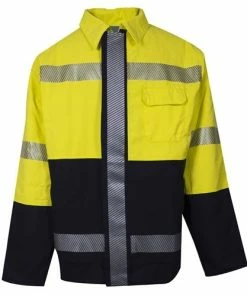 NSA DriFire Vizable FR Hi-Vis Hybrid Extreme Bomber Jacket C34TZMQHC3