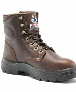 Alternative view of Steel Blue Work Boots Steel Blue Men's Argyle Full-Grain Leather Safety Boots W/ Steel Toe Cap - Wide Fit 812952W-OAK