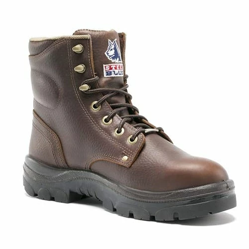 Steel Blue Work Boots Steel Blue Men's Argyle Full-Grain Leather Safety Boots W/ Steel Toe Cap - Wide Fit 812952W-OAK 1 Steel Blue Work Boots Steel Blue Men's Argyle Full-Grain Leather Safety Boots W/ Steel Toe Cap - Wide Fit 812952W-OAK