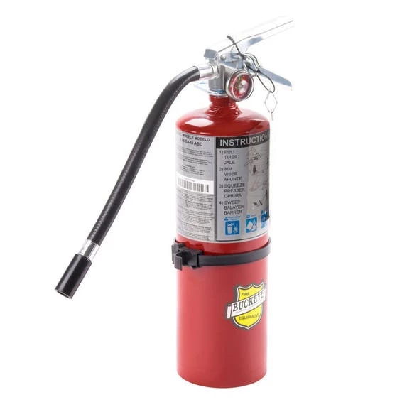 Buckeye Fire Equipment Buckeye 5 LB ABC Dry Chemical Fire Extinguisher W/ Vehicle Bracket 25614 1 Buckeye Fire Equipment Buckeye 5 LB ABC Dry Chemical Fire Extinguisher W/ Vehicle Bracket 25614