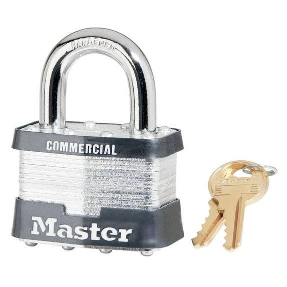 Masterlock Master Lock 1" Laminated Steel Padlock Keyed Alike To 10L002 - 25KA 1 Masterlock Master Lock 1" Laminated Steel Padlock Keyed Alike To 10L002 - 25KA