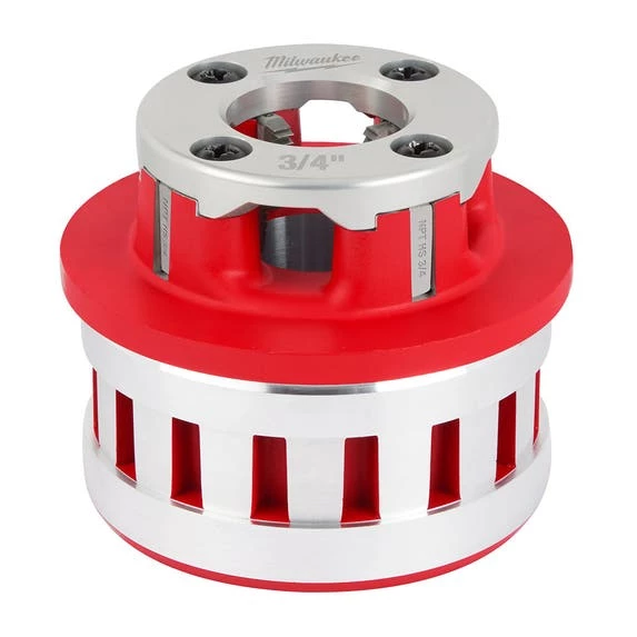 Milwaukee Tools Milwaukee 3/4" High Speed NPT 12R Pipe Threading Forged Aluminum Die Head 48-36-1008 1 Milwaukee Tools Milwaukee 3/4" High Speed NPT 12R Pipe Threading Forged Aluminum Die Head 48-36-1008