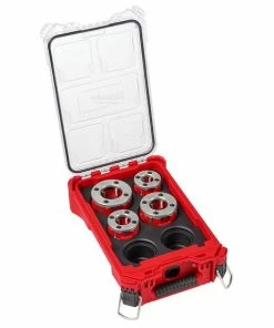 Alternative view of Milwaukee Tools Milwaukee 1/2" To 1-1/4" Alloy NPT Compact 11R Pipe Threading 4 Head Kit (600-I) 48-36-1063