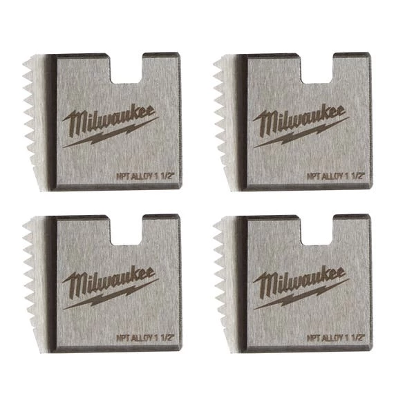 Milwaukee Tools Milwaukee 1-1/2" Alloy NPT Portable Pipe Threading Dies (Set Of 4) 48-36-1105 1 Milwaukee Tools Milwaukee 1-1/2" Alloy NPT Portable Pipe Threading Dies (Set Of 4) 48-36-1105