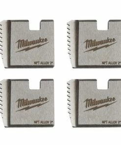 Milwaukee Tools Milwaukee 2" Alloy NPT Portable Pipe Threading Dies (Set Of 4) 48-36-1106