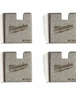 Milwaukee Tools Milwaukee 2" High Speed NPT Portable Pipe Threading Dies (Set Of 4) 48-36-1112