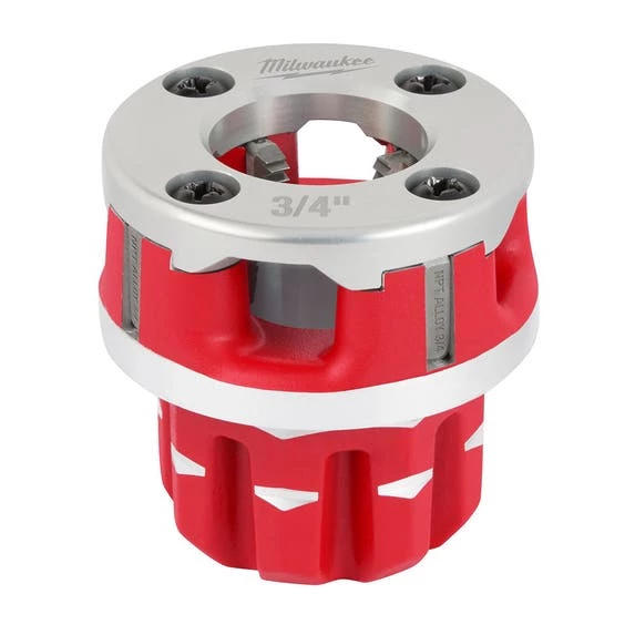 Milwaukee Tools Milwaukee 3/4" Compact Alloy NPT 11R Pipe Threading Forged Aluminum Die Head 48-36-1308 1 Milwaukee Tools Milwaukee 3/4" Compact Alloy NPT 11R Pipe Threading Forged Aluminum Die Head 48-36-1308