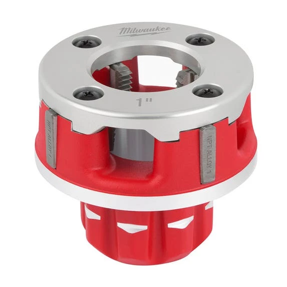 Milwaukee Tools Milwaukee 1" Compact Alloy NPT 11R Pipe Threading Forged Aluminum Die Head 48-36-1309 1 Milwaukee Tools Milwaukee 1" Compact Alloy NPT 11R Pipe Threading Forged Aluminum Die Head 48-36-1309