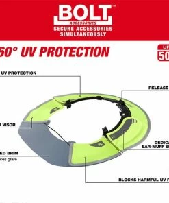 Milwaukee Tools Milwaukee BOLT Sun Visor 48-73-1073 6 Milwaukee Tools Milwaukee BOLT Sun Visor 48-73-1073 -PIP Safety-shop 48 73 1073 3