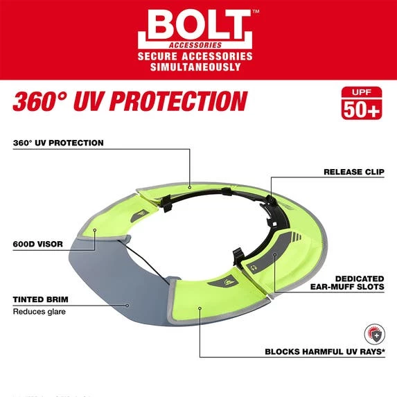 Milwaukee Tools Milwaukee BOLT Sun Visor 48-73-1073 3 Milwaukee Tools Milwaukee BOLT Sun Visor 48-73-1073 - Image 3