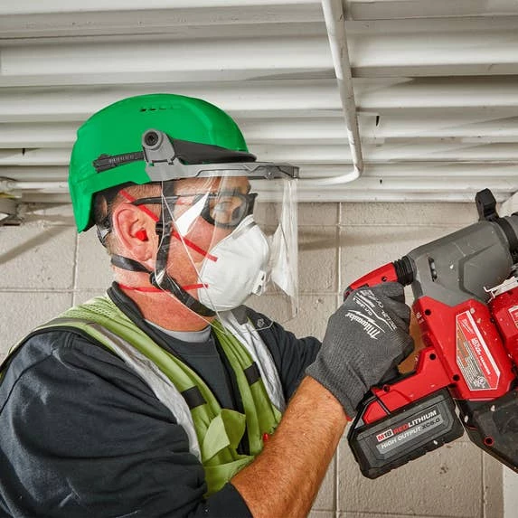 Milwaukee Tools Milwaukee Green Vented Type 2 Class C Safety Helmet W/ BOLT 48-73-1306 4 Milwaukee Tools Milwaukee Green Vented Type 2 Class C Safety Helmet W/ BOLT 48-73-1306 - Image 4