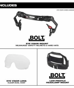 Milwaukee Tools Milwaukee BOLT™ Eye Visor - Clear Dual Coat Lens 48-73-1410 9 Milwaukee Tools Milwaukee BOLT™ Eye Visor - Clear Dual Coat Lens 48-73-1410 -PIP Safety-shop 48 73 1410 includes