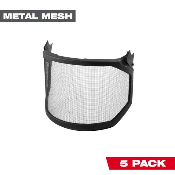 Milwaukee Tools Milwaukee 5pk Mesh Shield Replacement (Helmet & Hard Hat Mount) 48-73-1432 1 Milwaukee Tools Milwaukee 5pk Mesh Shield Replacement (Helmet & Hard Hat Mount) 48-73-1432