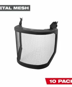 Milwaukee Tools Milwaukee 10pk Mesh Shield Replacement (No-brim Helmet Only Mount) 48-73-1435