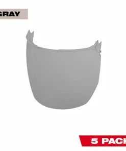 Milwaukee Tools Milwaukee 5pk Gray Face Shield Replacement Lenses (Helmet & Hard Hat Mount) 48-73-1442