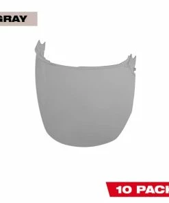 Milwaukee Tools Milwaukee 10pk Gray Face Shield Replacement Lenses (Helmet & Hard Hat Mount) 48-73-1443