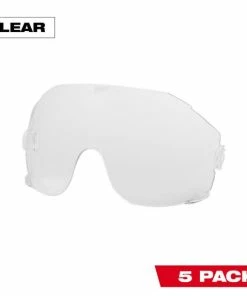 Milwaukee Tools Milwaukee 5pk Clear Eye Visor Replacement Lenses 48-73-1450