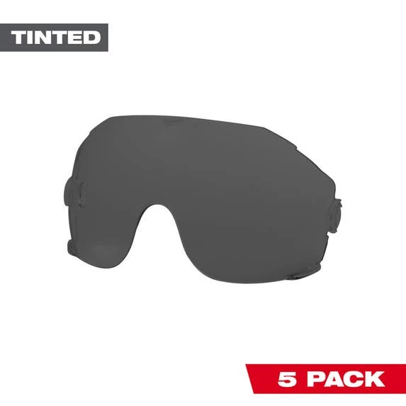 Milwaukee Tools Milwaukee 5pk Tinted Eye Visor Replacement Lenses 48-73-1452 1 Milwaukee Tools Milwaukee 5pk Tinted Eye Visor Replacement Lenses 48-73-1452