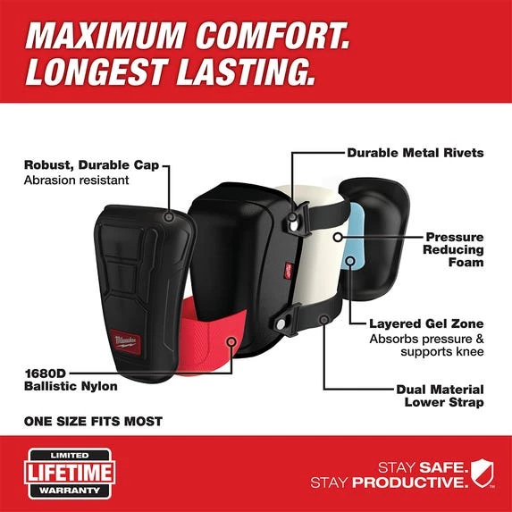 Milwaukee Tools Milwaukee Performance Knee Pads 48-73-6030 3 Milwaukee Tools Milwaukee Performance Knee Pads 48-73-6030 - Image 3